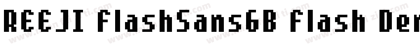 REEJI FlashSansGB Flash DemiBold字体转换